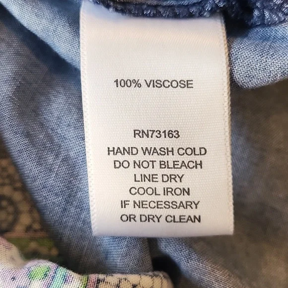 Cupio Medallion Floral Print Sleeveless Dress, Size Small - Picture 9 of 9